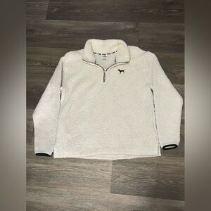Victoria’s Secret PINK Sherpa half zip pull over
